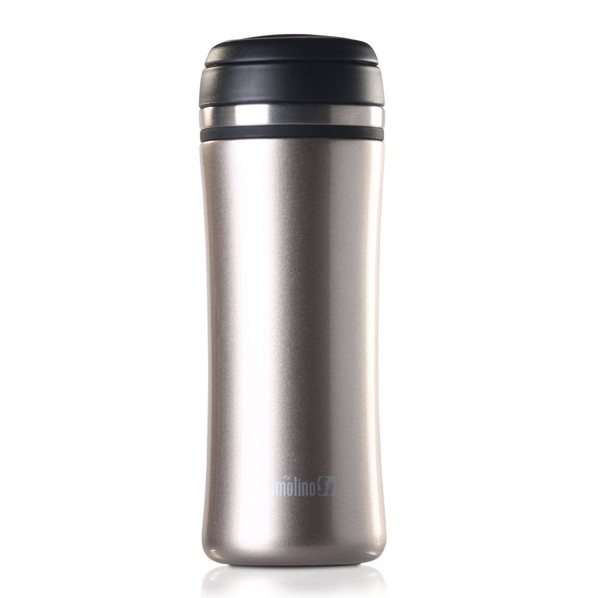 Desert silver colored tea maker tumbler